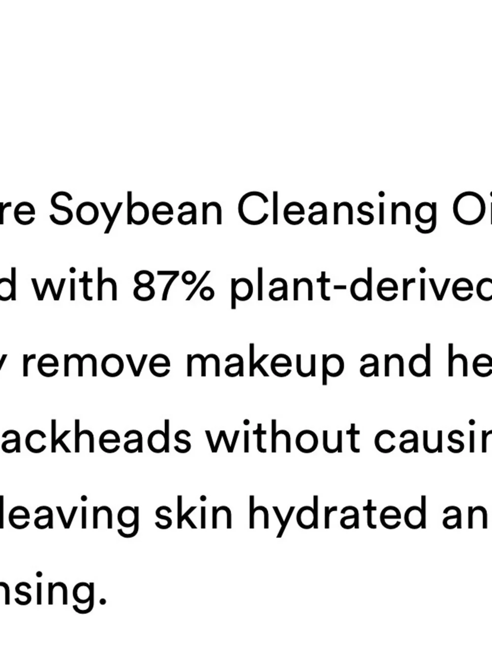 Ma:nyo cleansing Oil Anti-Blackhead .84 oz travel size